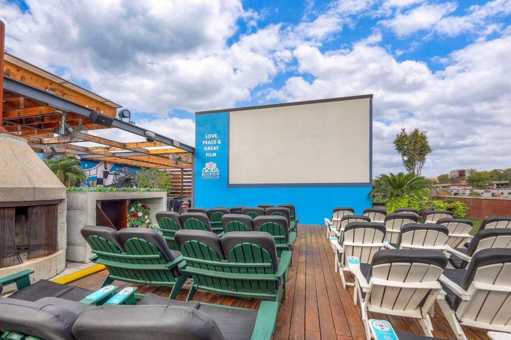 ARC General Contracting Rooftop Cinema project photo